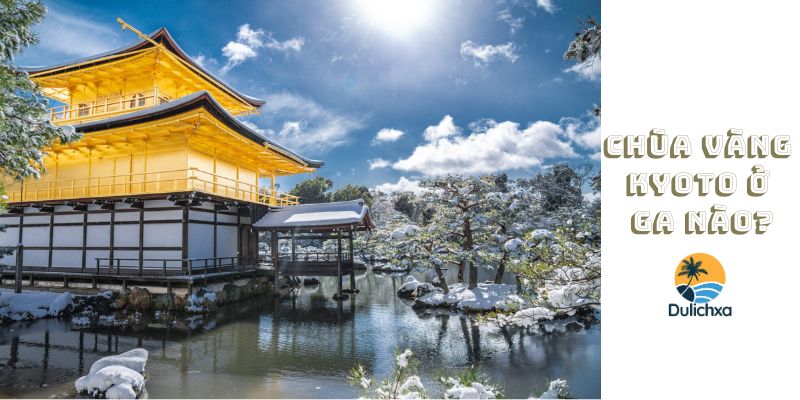 chùa vàng Kyoto ở ga nào